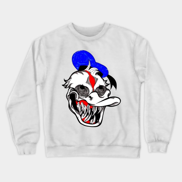 Creepy Donald Crewneck Sweatshirt by FUN ART